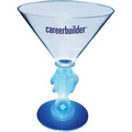 10 Oz. Plastic Lighted Novelty Stem Martini Glass